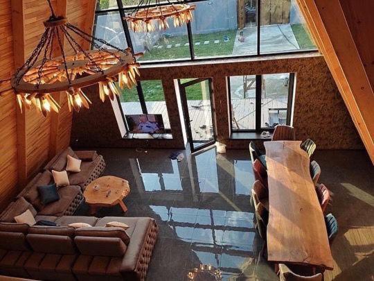 Qafqaz Wood Chalet Gabala Esterno foto