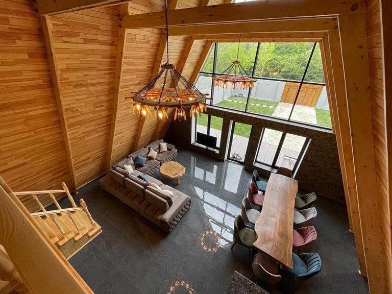 Qafqaz Wood Chalet Gabala Esterno foto