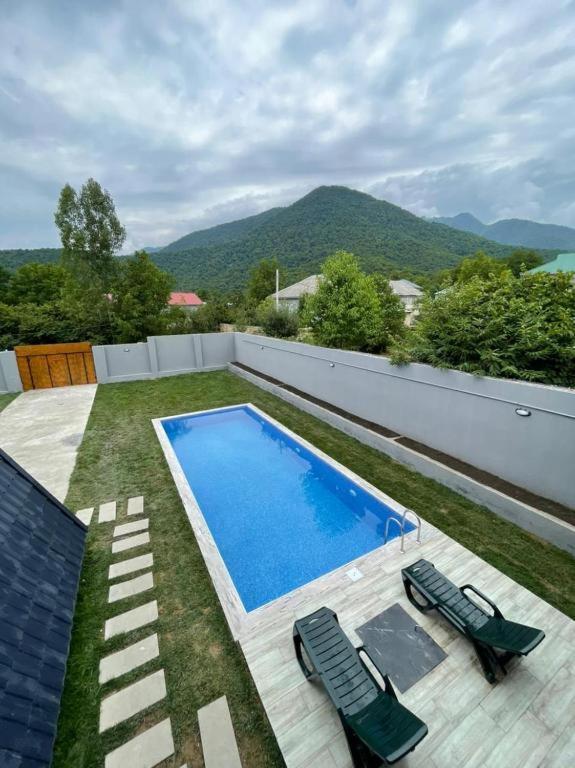 Qafqaz Wood Chalet Gabala Esterno foto