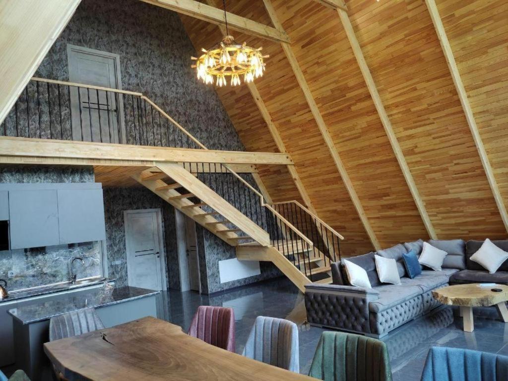 Qafqaz Wood Chalet Gabala Esterno foto