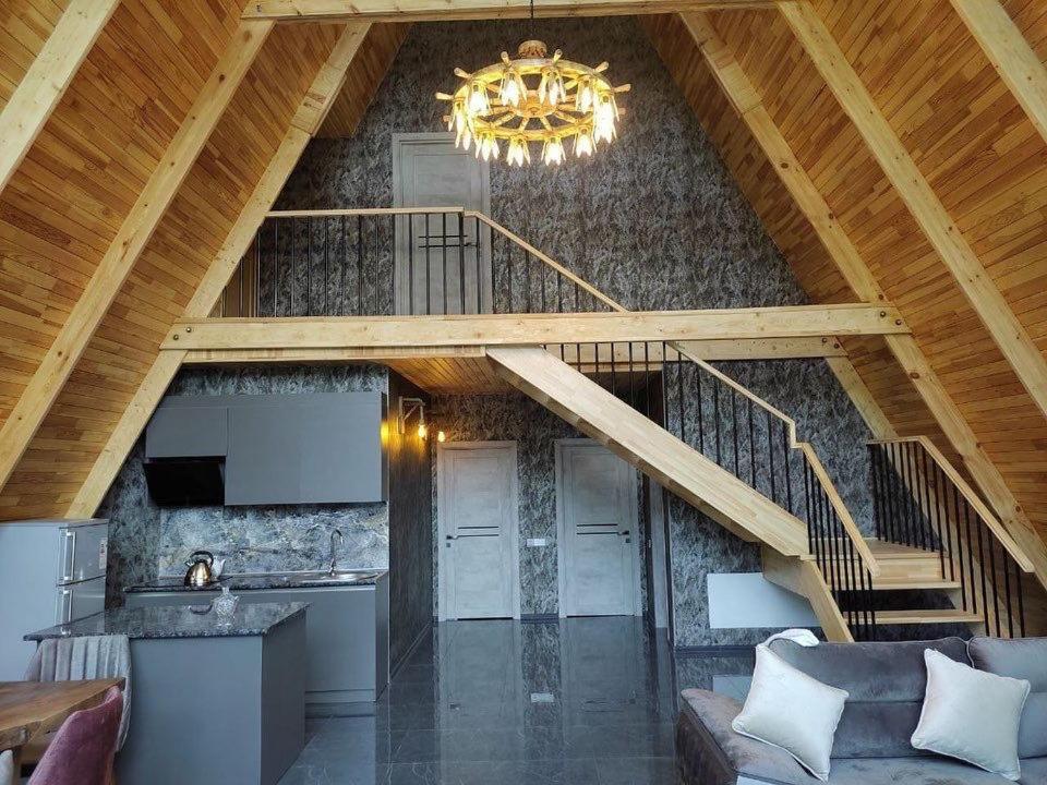 Qafqaz Wood Chalet Gabala Esterno foto
