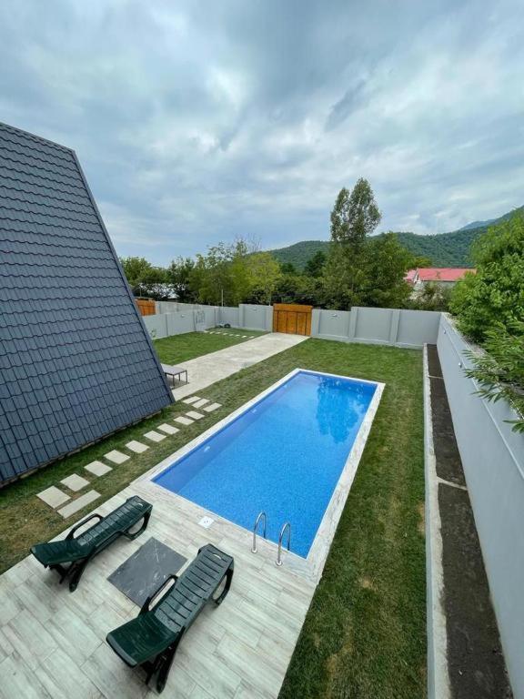 Qafqaz Wood Chalet Gabala Esterno foto