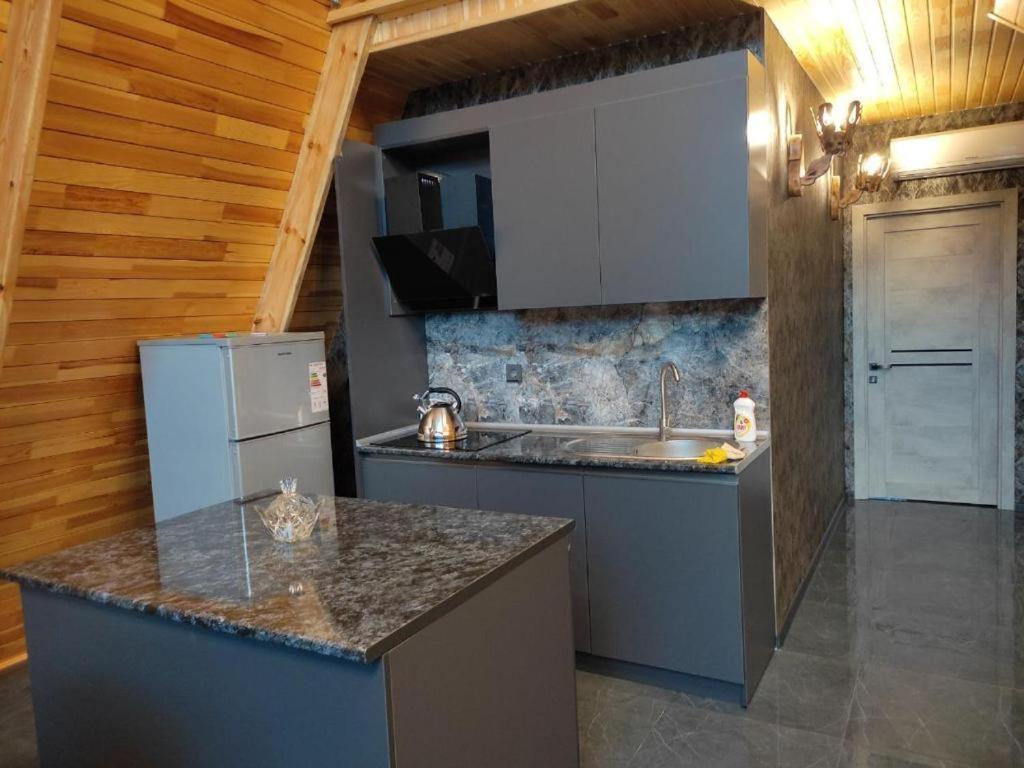 Qafqaz Wood Chalet Gabala Esterno foto