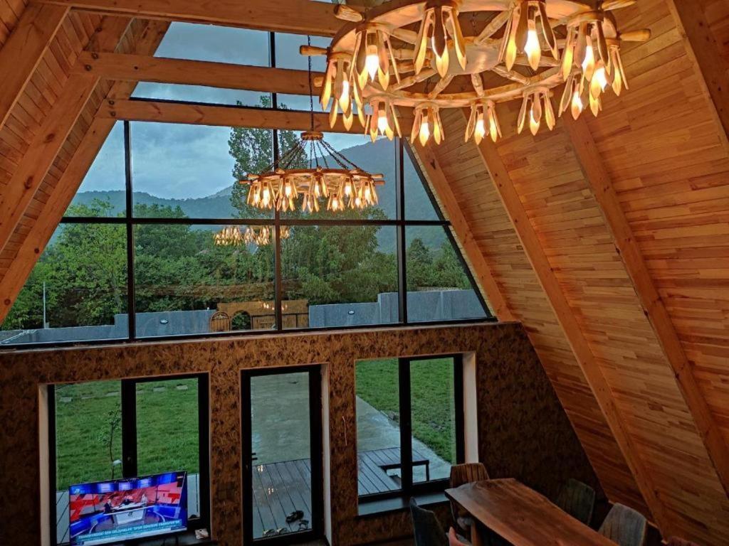 Qafqaz Wood Chalet Gabala Esterno foto